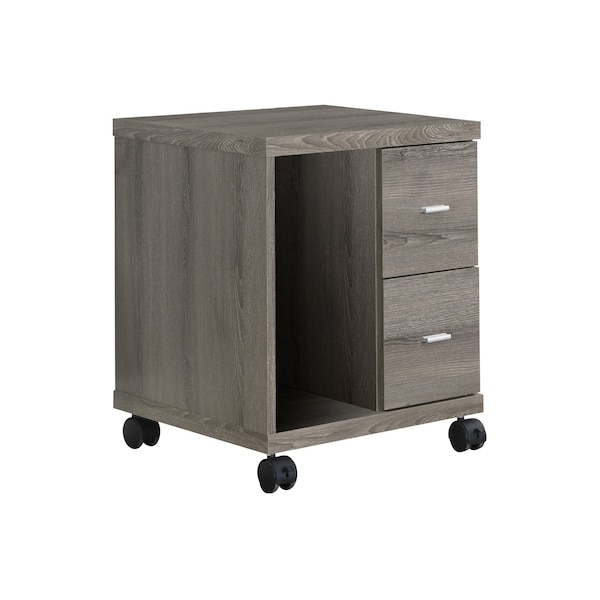 Office, File Cabinet, Printer Cart, Rolling File Cabinet, Mobile, Storage, Work, Laminate, Brown